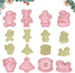  Süteményformák Karácsonyi formák Karácsonyi keksz dekoráció 8 db (ad)