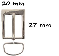  Ezüst Csat Öv 4 Db K-1 (Fhm)