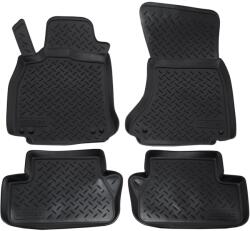 J&J Automotive Norm Gumové koberce se zvýšeným okrajem pro Audi A4 B8 2007-2015 4ks