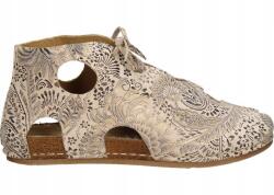 Maciejka Tornacipő 03426-02/00-6 39 Bőr platform bézs (03426-02/00-6)