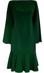 Bergamo Ruha Térdig Érő Hosszú Tunika Rövid Ujjú Ruha Zöld Xs 34 MODELL: 539