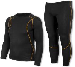 BENNON Group a. s BENNON ARTEMIOS UNDERWEAR BLACK P73001 / Könnyű, funkcionális termo alsónemű - nadrág és póló szett S méret (0237110060-S 46)