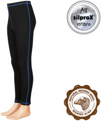 Fuski BOMA s. r. o VoXX IN06 INSPIRED / Gyerek hosszú, funkcionális merinógyapjú alsónemű - fekete/kék 146-152 (105620)