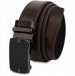 Beltimore Öv férfi bőr nadrág automata elegáns prémium bőr Beltimore (A21darkbrown_105)