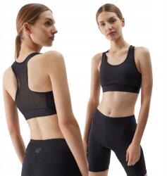 4F Sportmelltartó 4F Fekete gyorsan száradó puha edzőmelltartó L (4FWSS24USBAF097 20S)