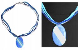  Lánc Nyaklánc Medál Szíj Kék X16 (X-16)