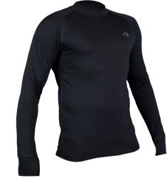 DURAS MICHAL / Férfi merinó póló, hosszú ujjú - fekete S (170029)