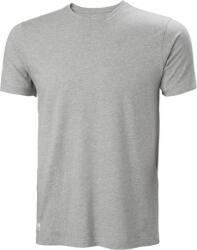 Helly Hansen CLASIC 79161 MANCHESTER / Férfi póló - világos szürke melanzs XS (59916107700)