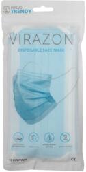 ČERVA EXPORT IMPORT a. s HYGOTRENDY VIRAZON / Háromrétegű, eldobható arcmaszk rugalmas szalagokkal (10 darab/csomag) - kék (0708001440999P10)