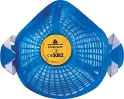 Delta Plus DELTA SPIDERMASK P2 1+5 / FFP2 légzésvédő, újrafelhasználható kosár, a csomag 1 kosarat / 5 légzésvédőt tartalmaz - kék, állítható (M1200SM15)