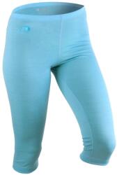 DURAS IVA / Női háromnegyedes leggings, merinó gyapjúból - világoskék S (170014)