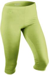 DURAS IVA / Női háromnegyedes leggings, merinó gyapjúból - világoszöld M (170012)