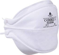 Delta Plus DELTA M1205 / FFP2 légzésvédő, szelep nélkül, 4 vízszintesen behajtható füllel, 20 db/csomag - fehér, állítható (M1205C)