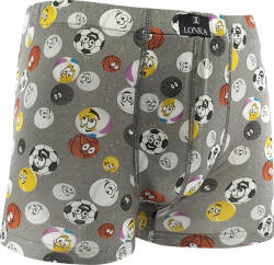 Fuski BOMA s. r. o LONKA KEVIN IMAGE / Férfi képekkel díszített boxeralsó - golyókkal XXXL méretben (124730)