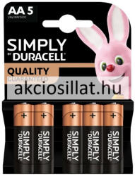 Duracell AA Simply ceruza elem 5db (LR6)