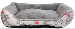  Patut gri & oscioare 66 x 51 x 11 cm