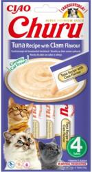 Inaba Foods Churu Tuna with clam flavour 4x14g ton si scoici pentru pisica