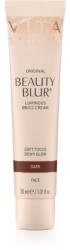 Vita Liberata Beauty Blur Face bőrvilágosító tonizáló krém kisimító hatással árnyalat Dark 30 ml