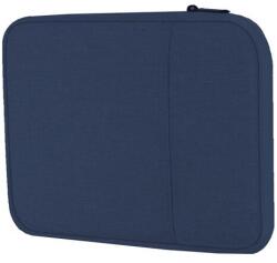 Gigapack tabletvédő fekvő, szövet, univerzális, ütésálló belső réteg, cipzáras, cseppálló, 11" méret, sötétkék (GP-125928)