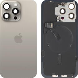 Apple Piese si componente Capac Baterie Apple iPhone 15 Pro Max, Bej (Natural Titanium), Swap (cap/ai1/be/sw) - vexio