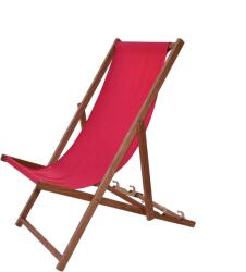 ROJAPLAST BAHAMA Összecsukható strandszék, piros (23210/2)