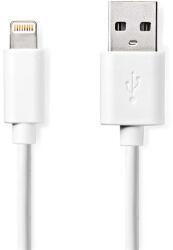 Nedis CCGL39300WT20 USB 2.0, Apple Lightning 8-Pin kábel MFI engedélyes Apple chipkészlettel, 2m