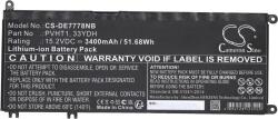 Cameron Sino Батерия за лаптоп DELL G3 15, G5 15 5587, INS 15PD-1863BL, Latitude 15 3590, 33YDH, W7NKD, LiIon 15.2V 3400mAh CAMERON SINO (CS-DE7778NB) - cybertrade