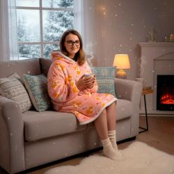 Springos Ha7572 oversize takaró kapucnis pulóver (HA7572)