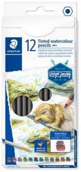 STAEDTLER Színezett akvarell ceruza készlet, hatszögletű, STAEDTLER tinted 146 10T, 12 különböző szín (14610T C12)