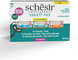 Schesir 24x70g Schesir Complements húslében étrend-kiegészítő eledel macskáknak