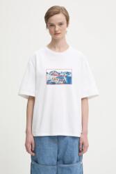 Fiorucci tricou din bumbac Winter Waterskiing Print Boxy 9BYA-TSD19P_00X (W25FWJTS003CJ01WH01)