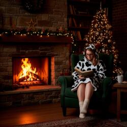 Springos Ha7570 túlméretezett takaró kapucnis pulóver (HA7570)