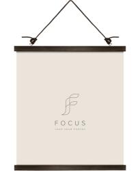 Focus Nordic AB Poster Hanger Magnetic Walnut 61cm
