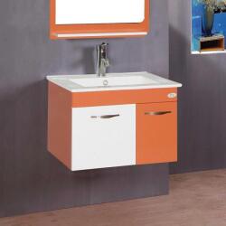 Inter Ceramic Конзолен PVC шкаф ICP 6046 O, Inter Ceramic, с умивалник, 60x42x46см (6046 O)