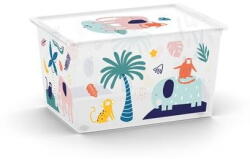 KIS Бяла пластмасова детска кутия за съхранение 55x39x31 cm C Box Style - KIS (258934)