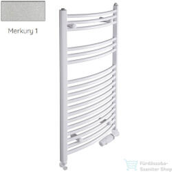 Radeco ADAMO AD4-600/L 1060x650 törölközőszárítós radiátor, MERKURY 1 (metál ezüst) színben (Radeco_ADAMO_AD4_600_L_MERKURY1)