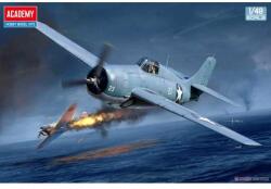Academy Комплект модел самолет 12355 - USN F4F-4 Wildcat "Битката при Мидуей" (1: 48)