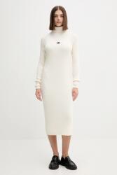 Tommy Hilfiger pamut ruha - bézs M - answear - 35 990 Ft