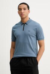 HUGO pamut póló - kék L - answear - 47 990 Ft