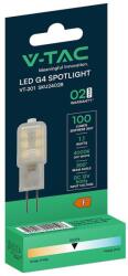 V-TAC G4 LED égő DC12V 1, 1W természetes fehér - SKU 24028 (24028)