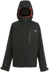 REGATTA Férfi Hewitts X Colour Block Soft Shell kabát 2XL fekete|vörös