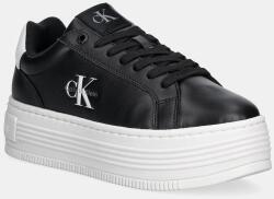 Calvin Klein sportcipő BOLD FLATF LOW LACE LTH - fekete Női 39