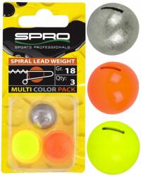 SPRO Cseburaszka fejek Multicolor Spiral Lead 10g (4628-103)