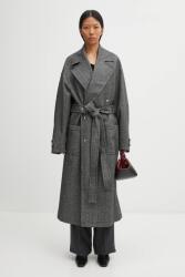 Fiorucci Палто с вълна Fiorucci Herringbone Maxi (W25FWOCO001PL01GY01)