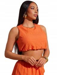 Shein XL Rövid Narancssárga Felső