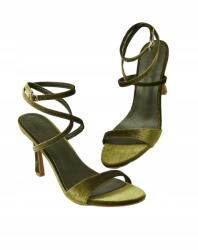 Shein 39-ES Velúr Magassarkú Szandál (sx2409049949933333)