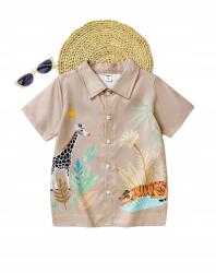 Shein 98/104 Nyomott Mintás Fiú Ing