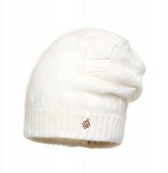 Pawonex Rina Ecru női sapka - finom angóra beanie sapka (2461)