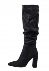  Magasszárú Csizma Fekete Bebújós Magassarkú 36, 5 V9N (sw2108131050701081)