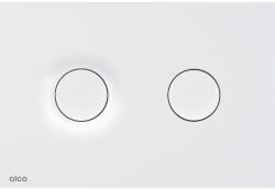 Alcaplast ALCA Nyomólap falsík alatti WC tartályhoz DOT. DOT FEHÉR-matt (M1976) (M1976)